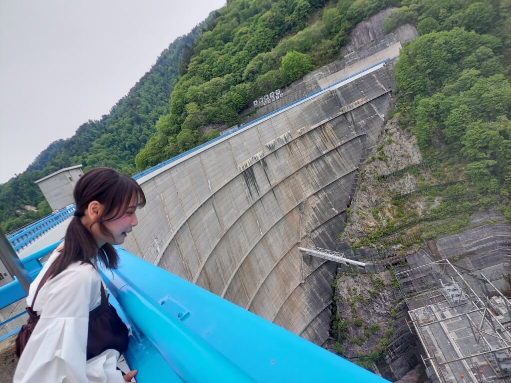 みなかみ3ダム春の点検大放流　八木沢ダム